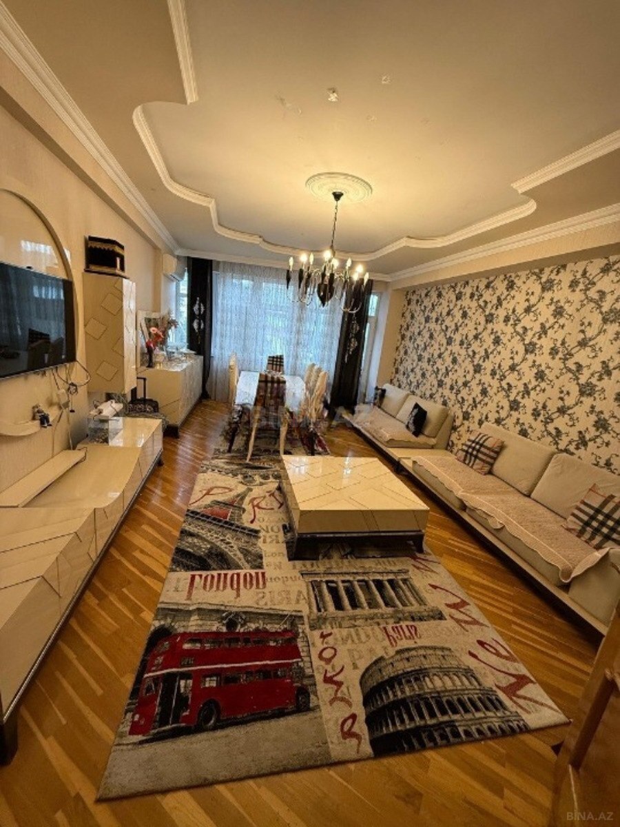 3 otaqlı yeni tikili - Şah İsmayıl Xətai m. - 145 m² (2)