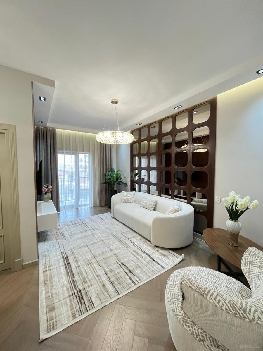 2 otaqlı yeni tikili - Şah İsmayıl Xətai m. - 68 m² (2)