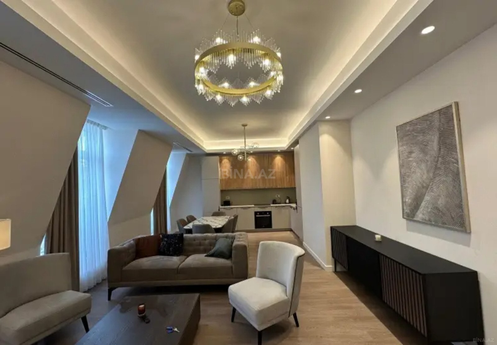 3 otaqlı yeni tikili - Ağ şəhər q. - 110 m² (2)