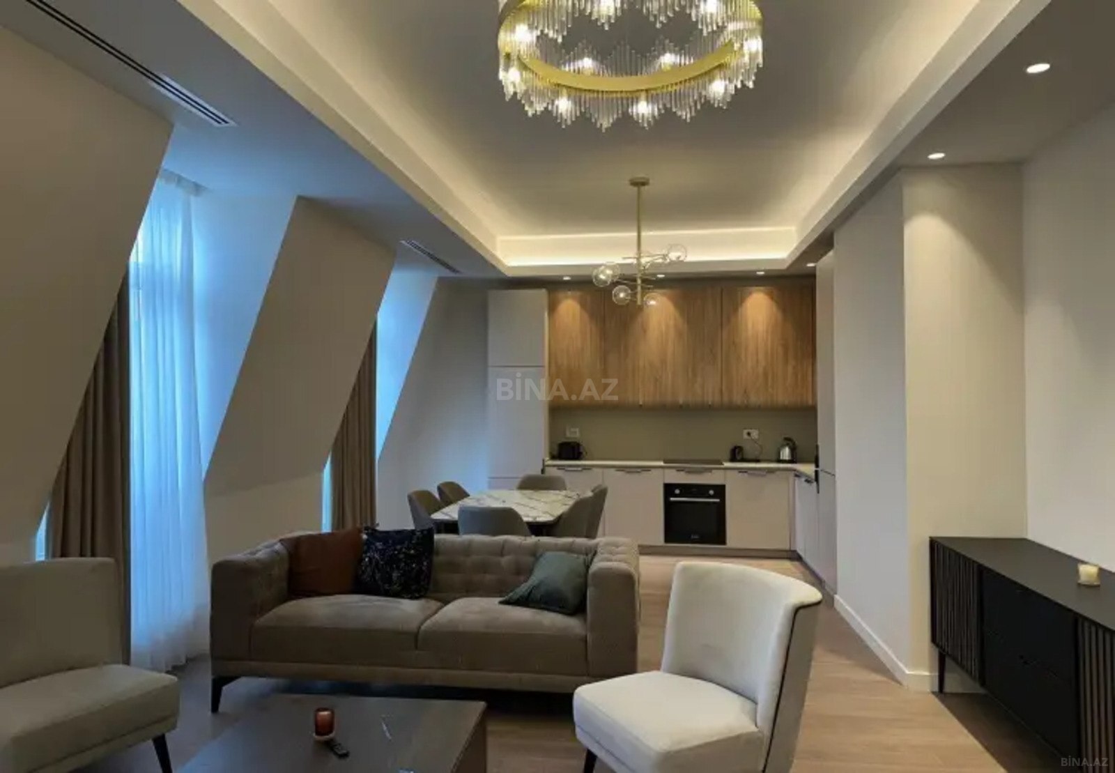 3 otaqlı yeni tikili - Ağ şəhər q. - 110 m² (3)