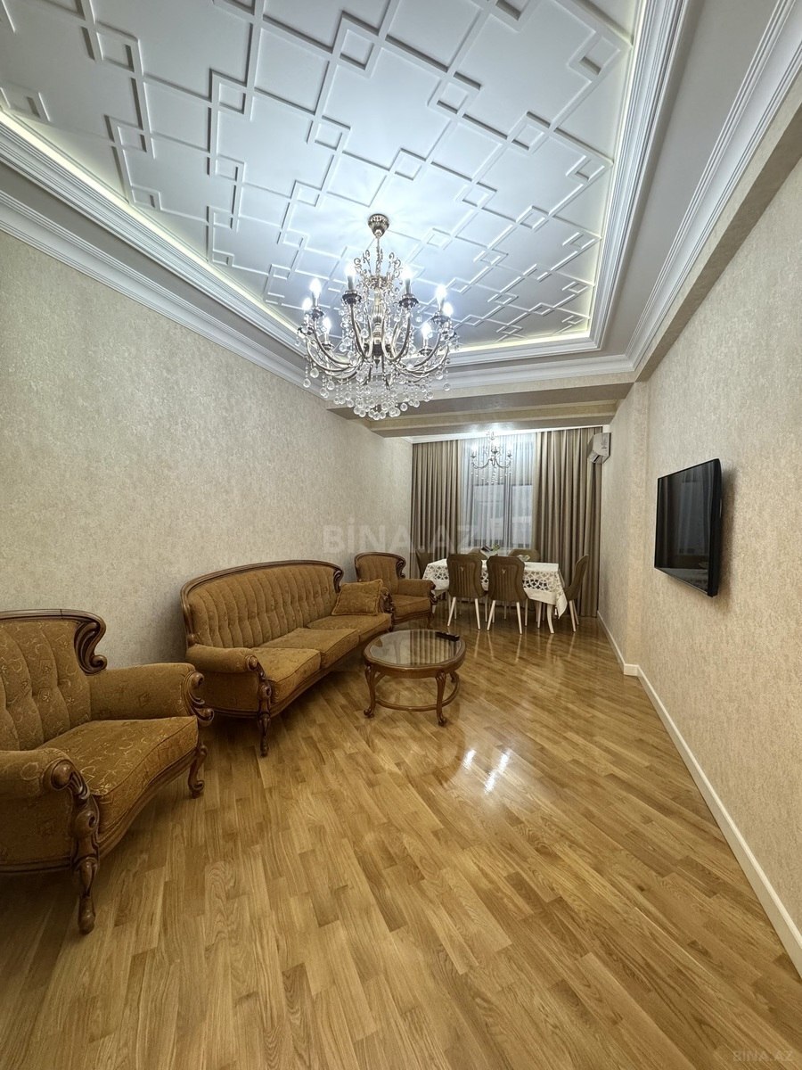 3 otaqlı yeni tikili - Həzi Aslanov m. - 109 m² (1)