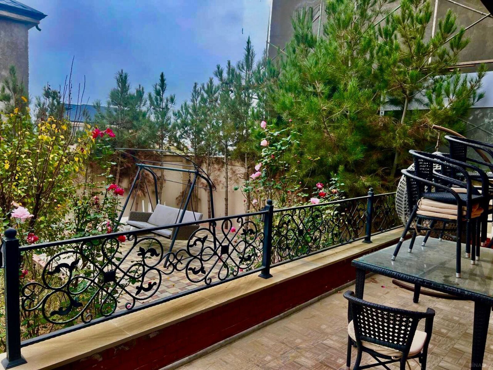 4 otaqlı həyət evi/bağ evi - Badamdar q. - 166 m² (2)