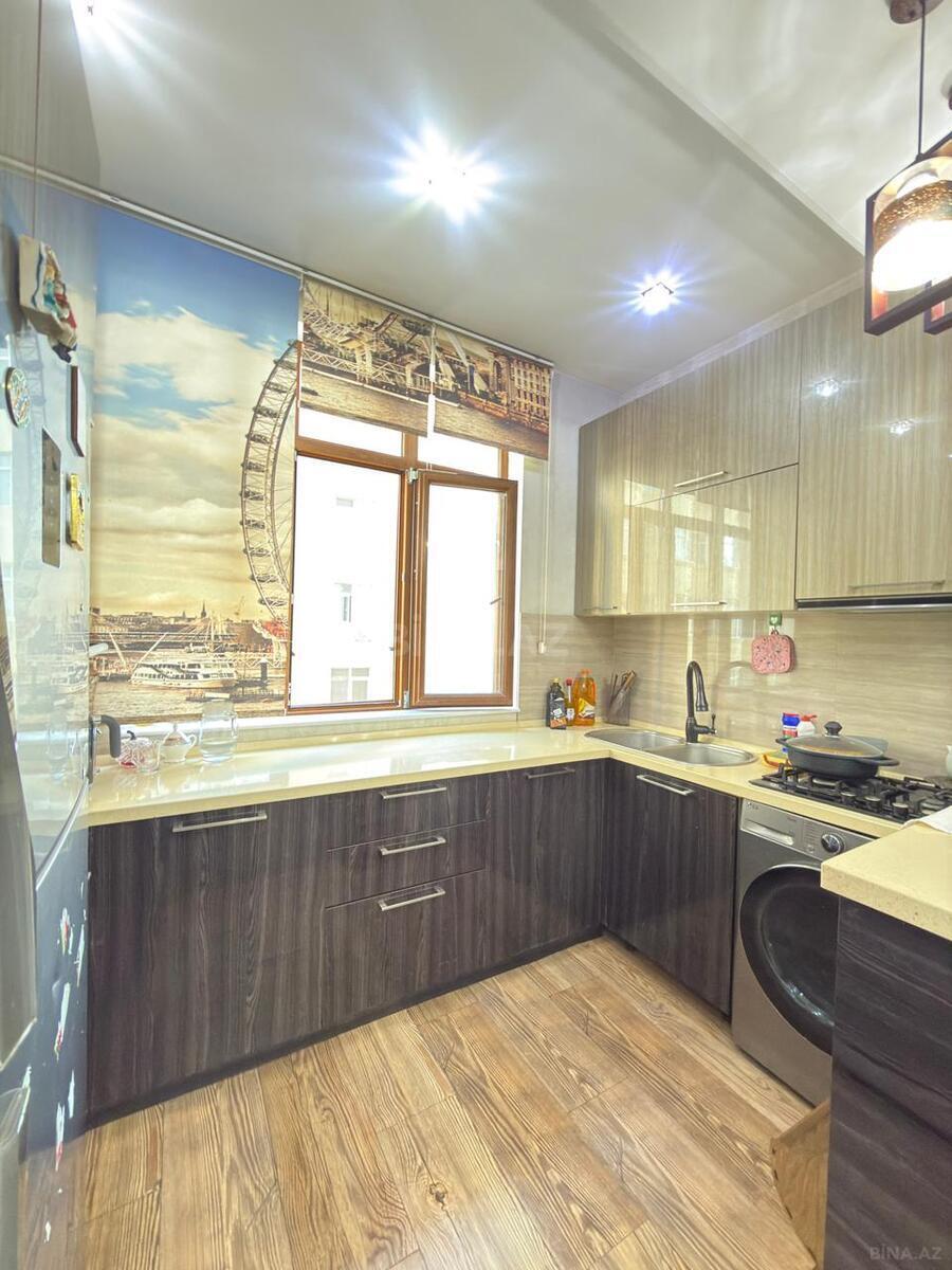 3 otaqlı yeni tikili - İnşaatçılar m. - 75 m² (12)