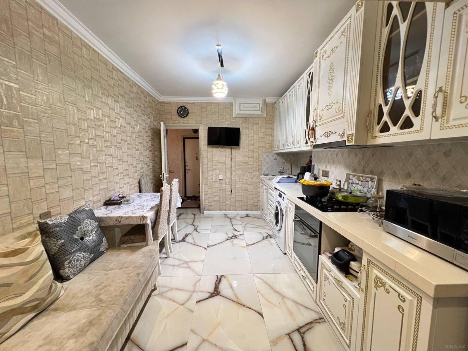 3 otaqlı köhnə tikili - Əhmədli m. - 74 m² (9)