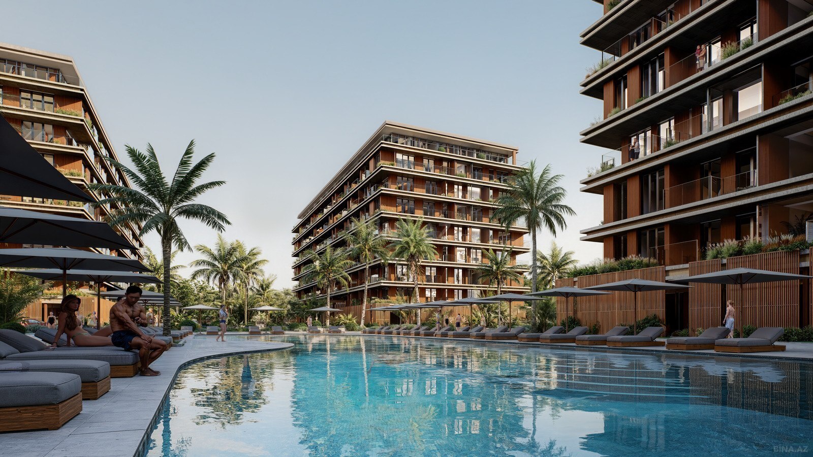 1 otaqlı yeni tikili - Nardaran q. - 51.4 m² (2)