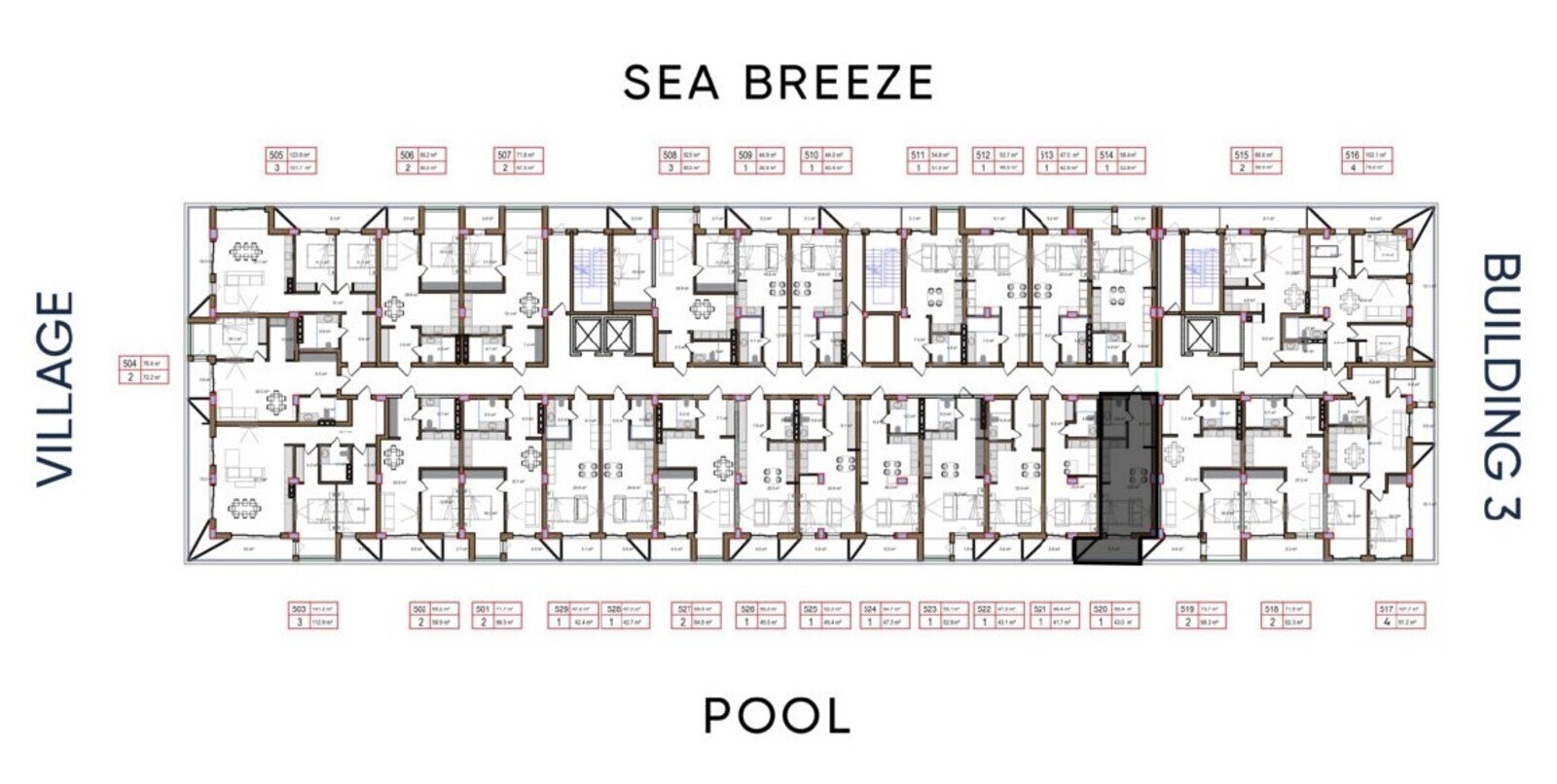 1 otaqlı yeni tikili - Sea Breeze q. - 49.9 m² (6)