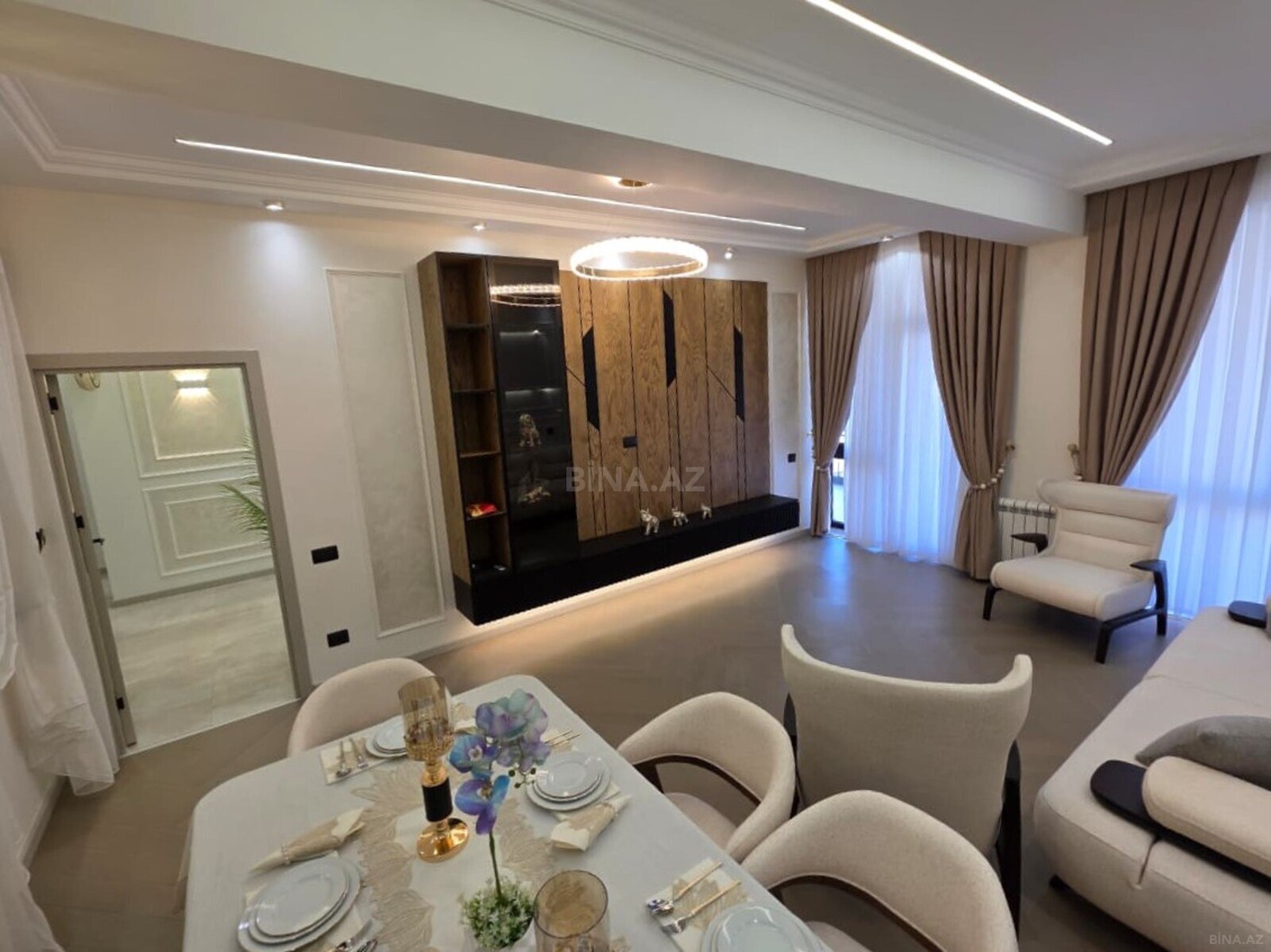 3 otaqlı yeni tikili - Nəriman Nərimanov m. - 104 m² (5)