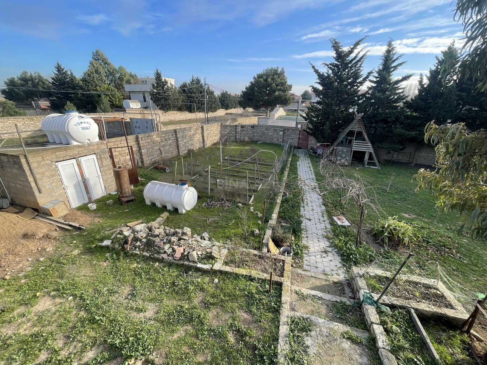 4 otaqlı həyət evi/bağ evi - Albalılıq q. - 150 m² (25)