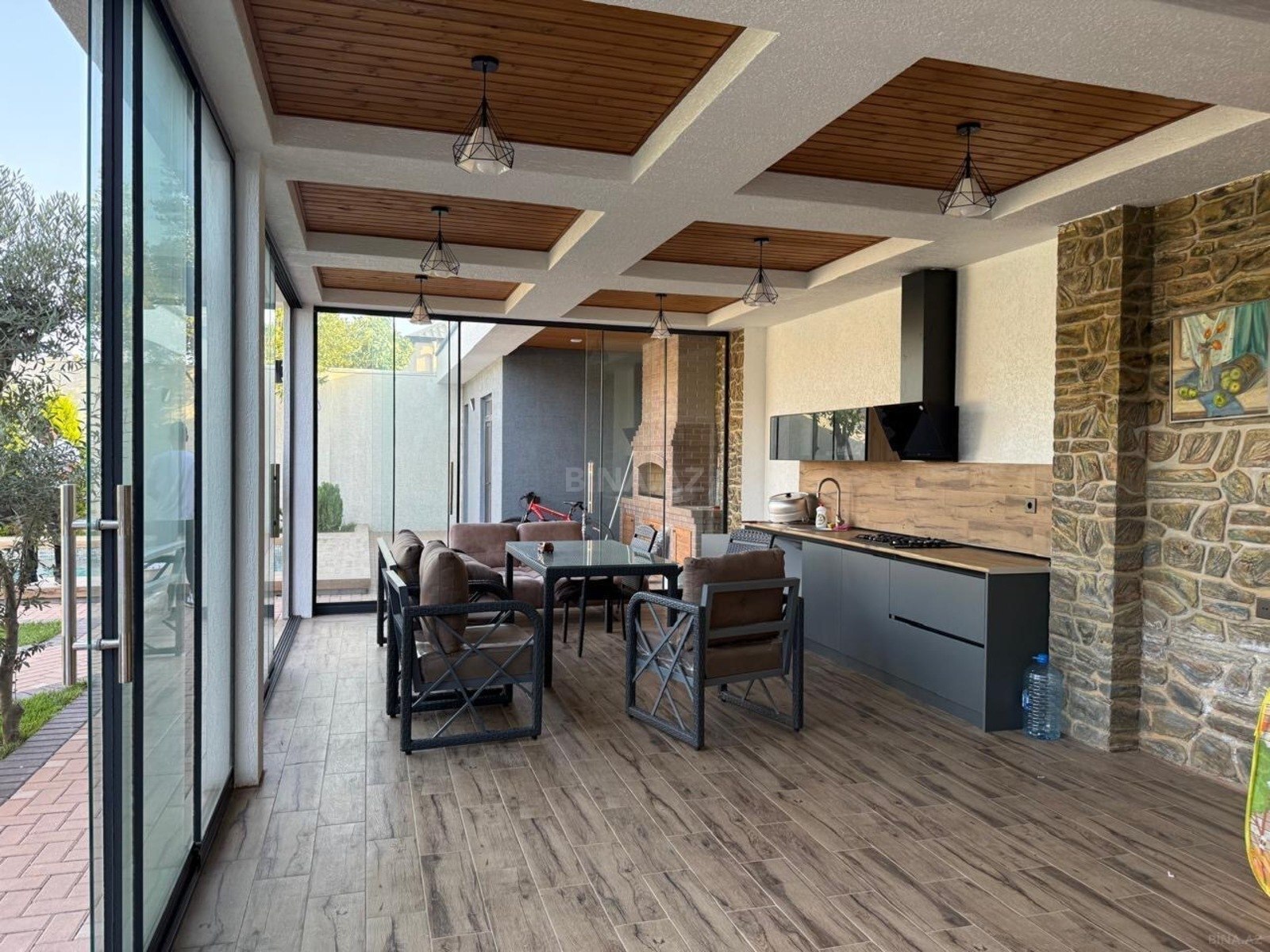 5 otaqlı həyət evi/bağ evi - Mərdəkan q. - 300 m² (17)