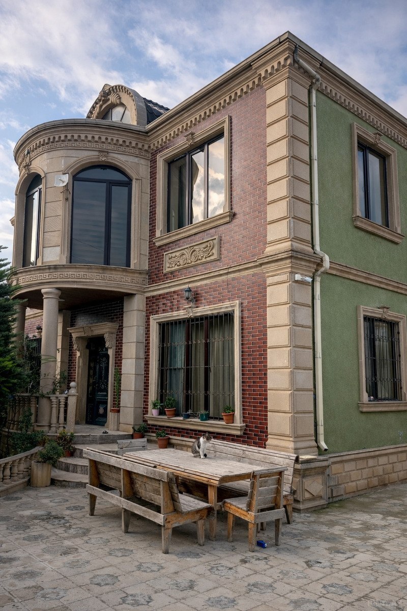 5 otaqlı həyət evi/bağ evi - Məmmədli q. - 225 m² (1)
