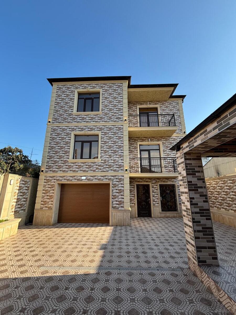 6 otaqlı həyət evi/bağ evi - Bakıxanov q. - 340 m² (1)