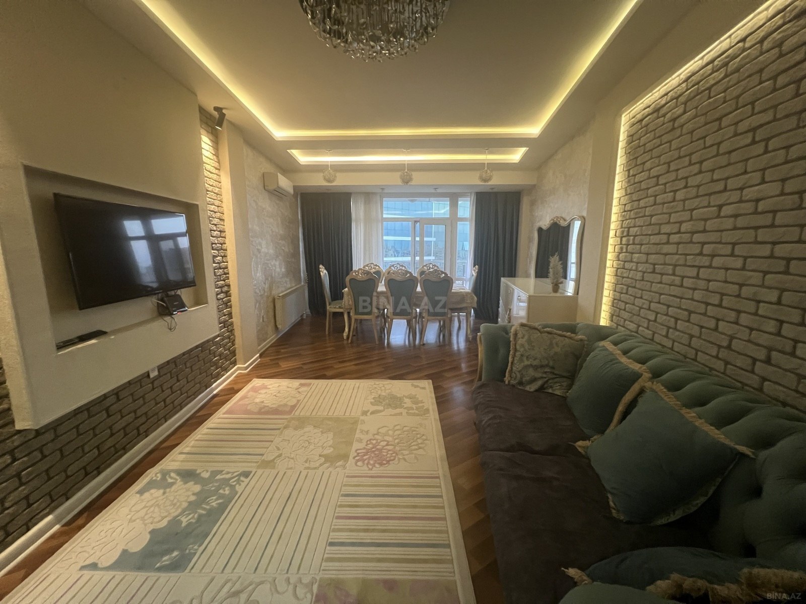 3 otaqlı yeni tikili - Elmlər Akademiyası m. - 110 m² (5)