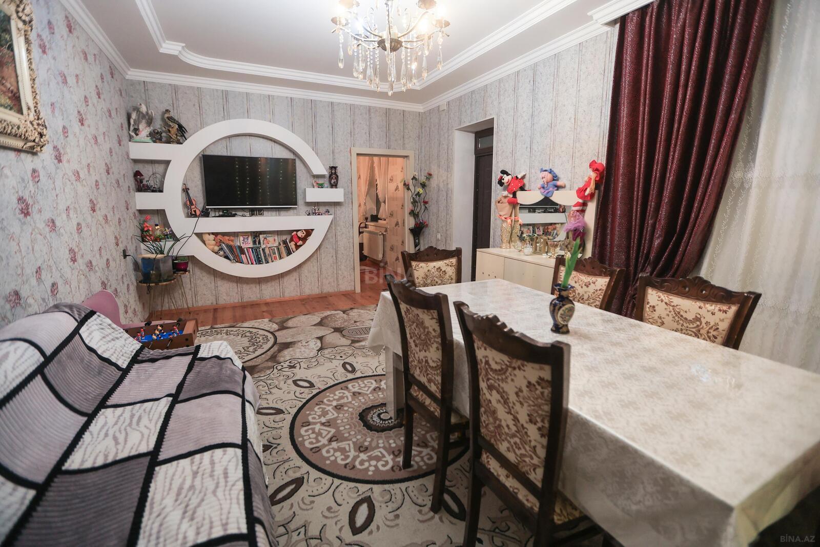 4 otaqlı həyət evi/bağ evi - Əhmədli m. - 100 m² (2)