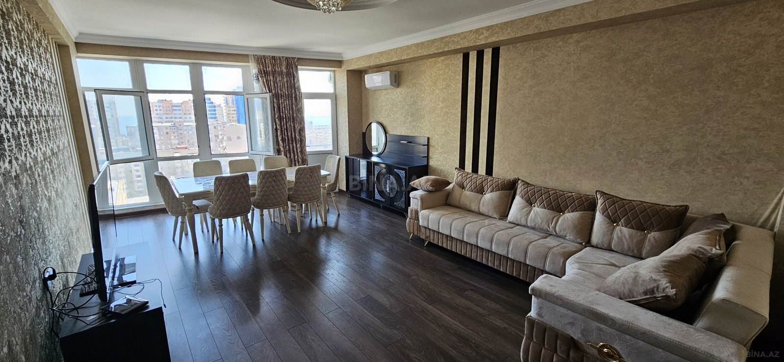 4 otaqlı yeni tikili - Şah İsmayıl Xətai m. - 180 m² (1)