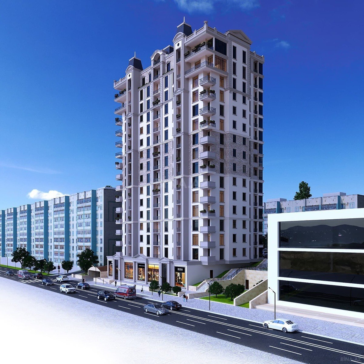 3-комн. новостройка - м. Ази Асланов - 129.6 м² (28)