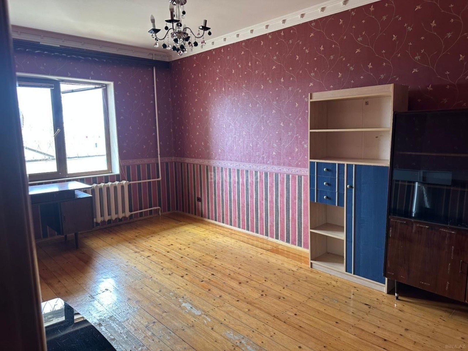 4 otaqlı köhnə tikili - Yeni Günəşli q. - 90 m² (2)