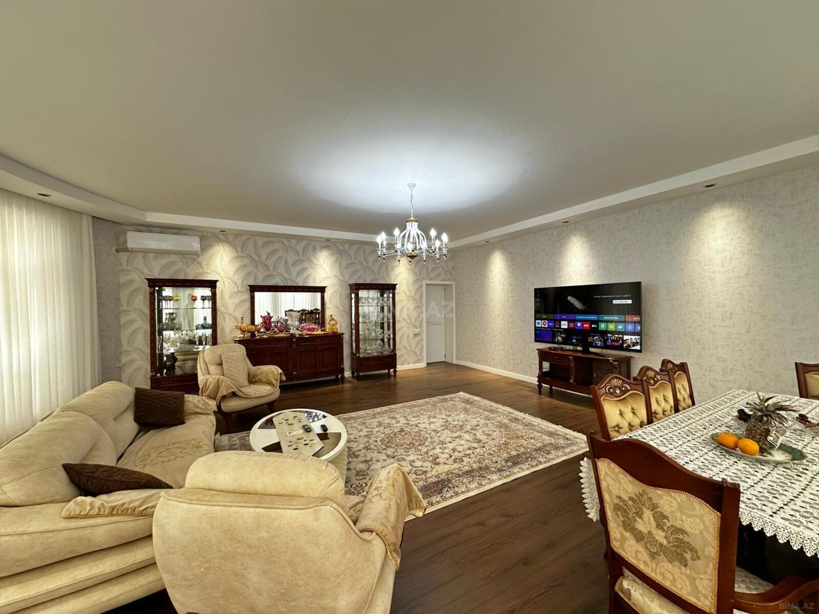 4 otaqlı yeni tikili - Şah İsmayıl Xətai m. - 192 m² (3)