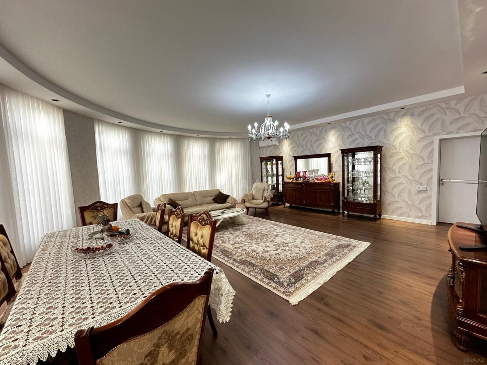 4 otaqlı yeni tikili - Şah İsmayıl Xətai m. - 192 m² (2)
