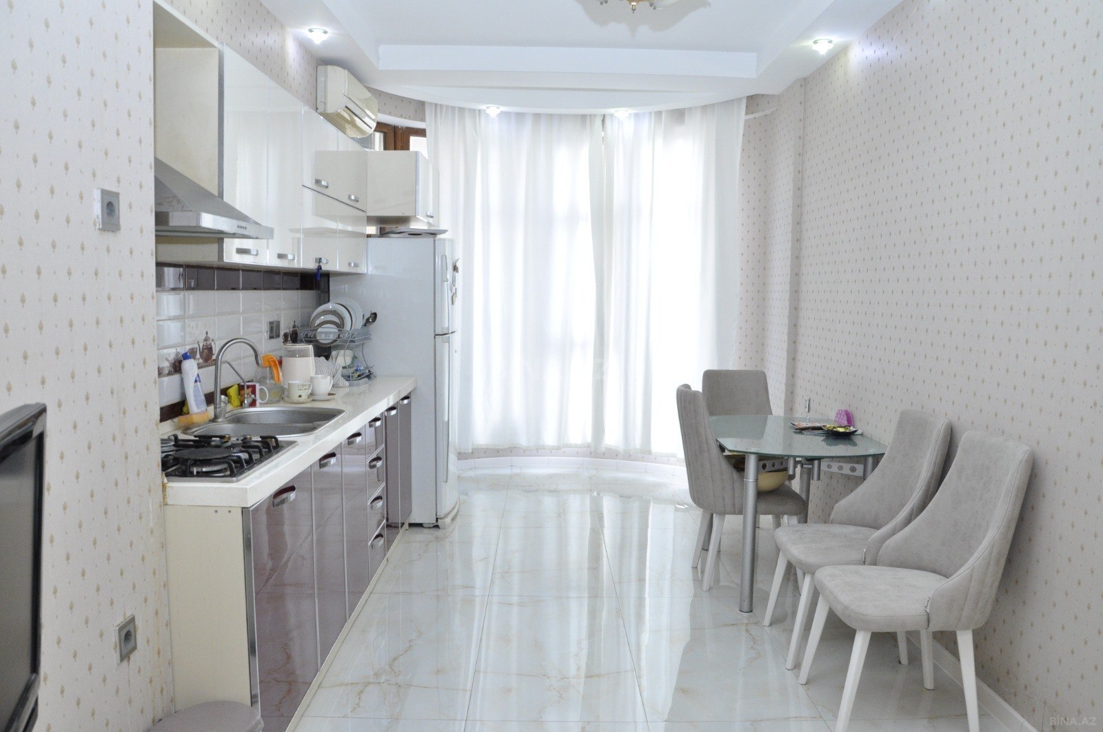 4 otaqlı yeni tikili - Şah İsmayıl Xətai m. - 192 m² (12)