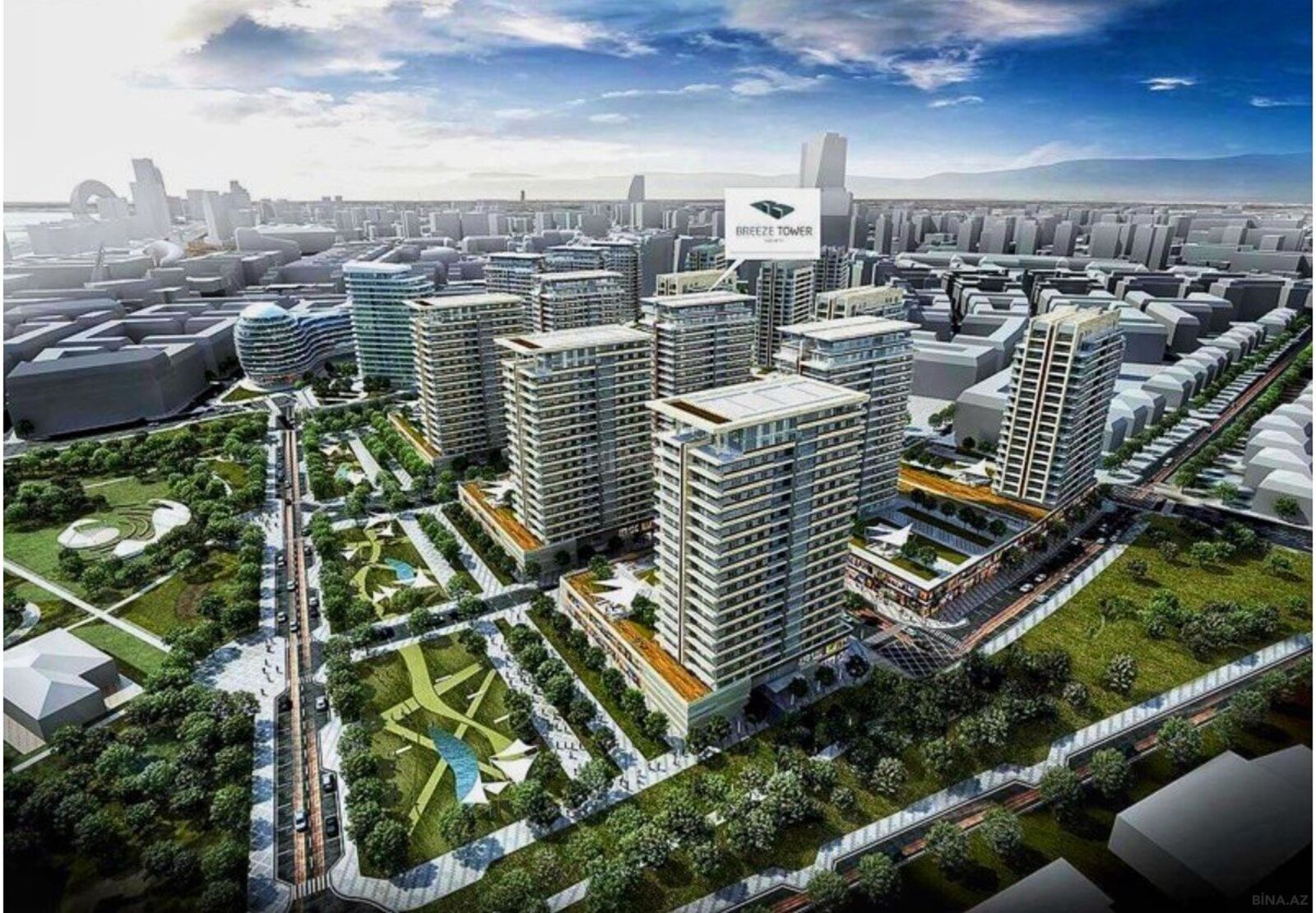 2 otaqlı yeni tikili - Xətai r. - 65 m² (1)
