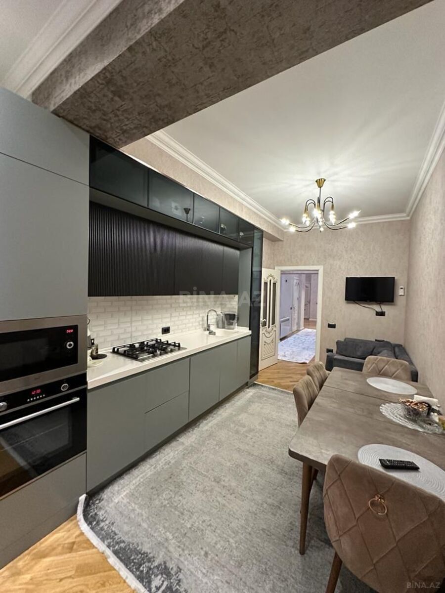 3 otaqlı yeni tikili - İnşaatçılar m. - 130 m² (10)