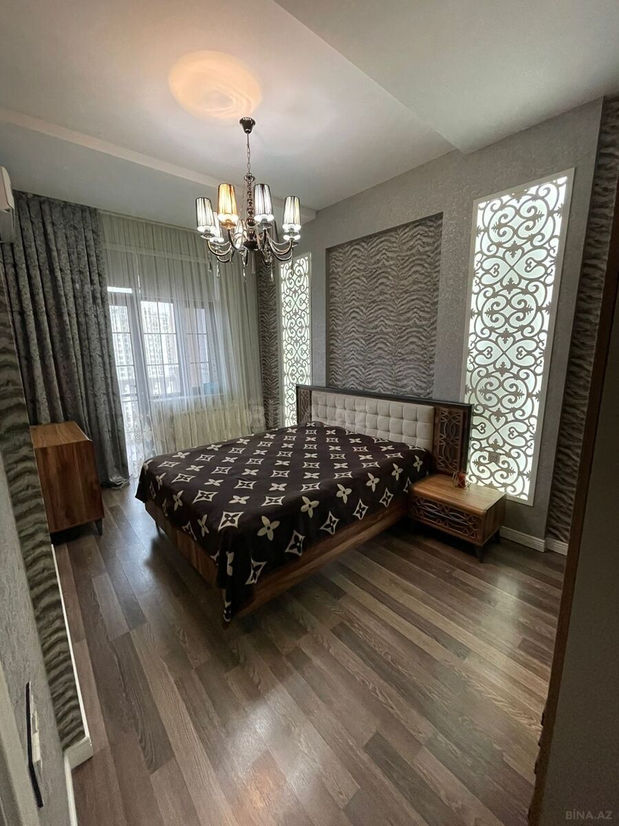 3 otaqlı yeni tikili - Elmlər Akademiyası m. - 90 m² (6)
