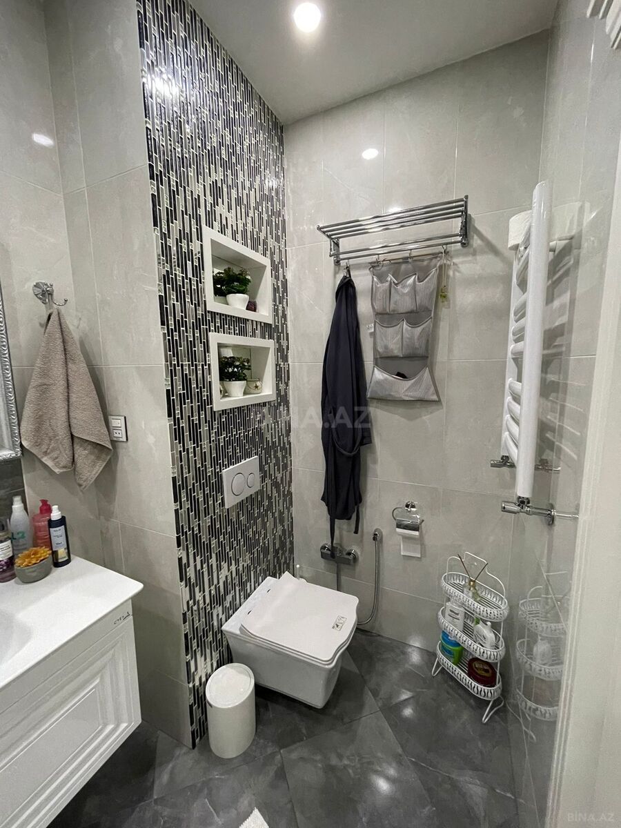 3 otaqlı yeni tikili - Elmlər Akademiyası m. - 90 m² (15)