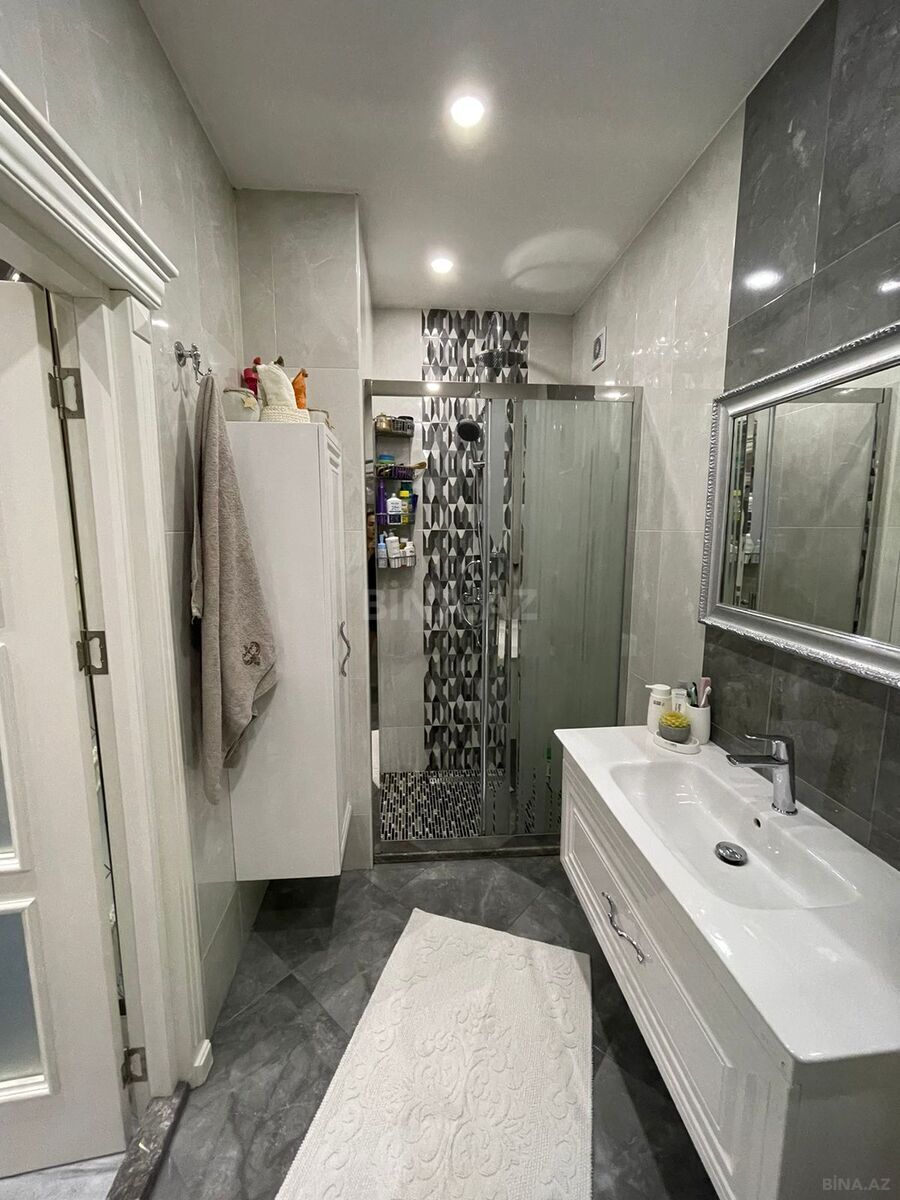 3 otaqlı yeni tikili - Elmlər Akademiyası m. - 90 m² (16)