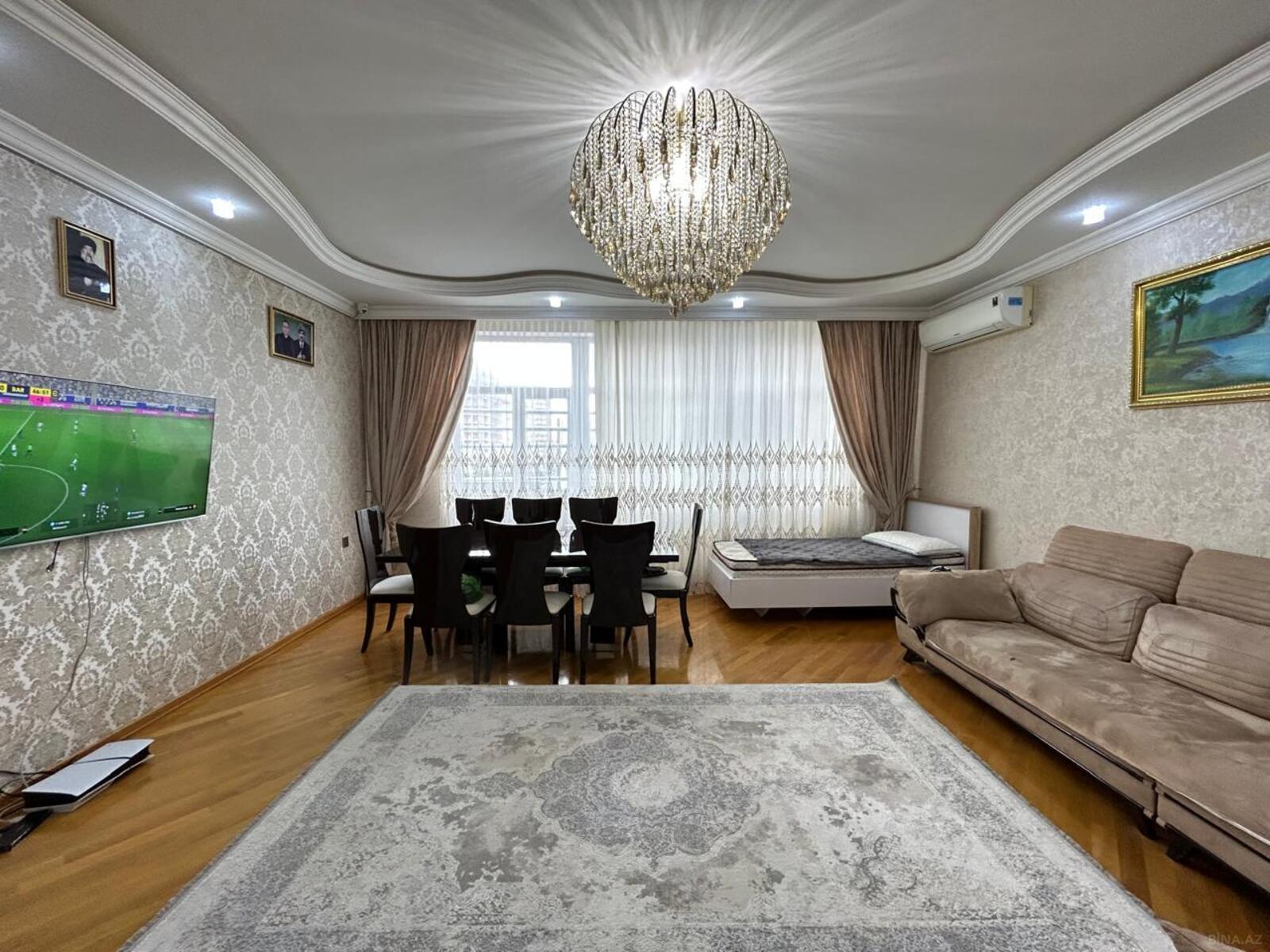 3 otaqlı yeni tikili - Şah İsmayıl Xətai m. - 148 m² (11)