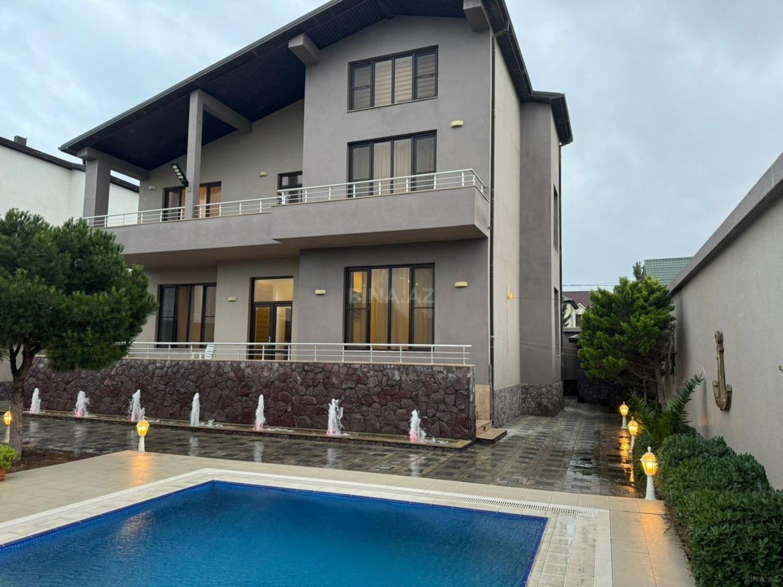 6 otaqlı həyət evi/bağ evi - Şüvəlan q. - 600 m² (13)