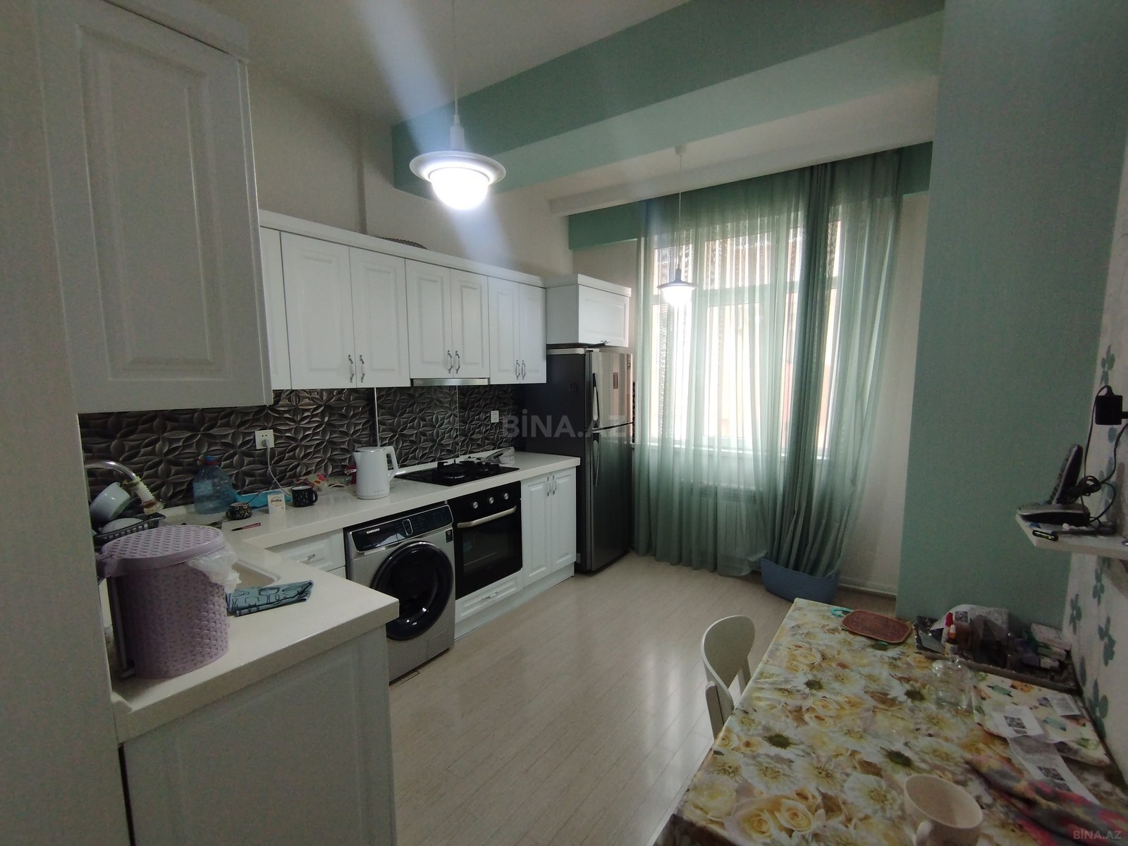 3 otaqlı yeni tikili - Qara Qarayev m. - 104 m² (13)