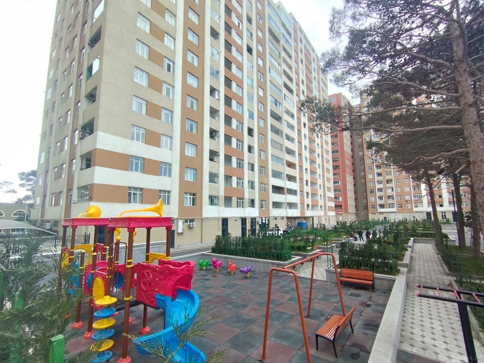 3 otaqlı yeni tikili - Qara Qarayev m. - 104 m² (1)