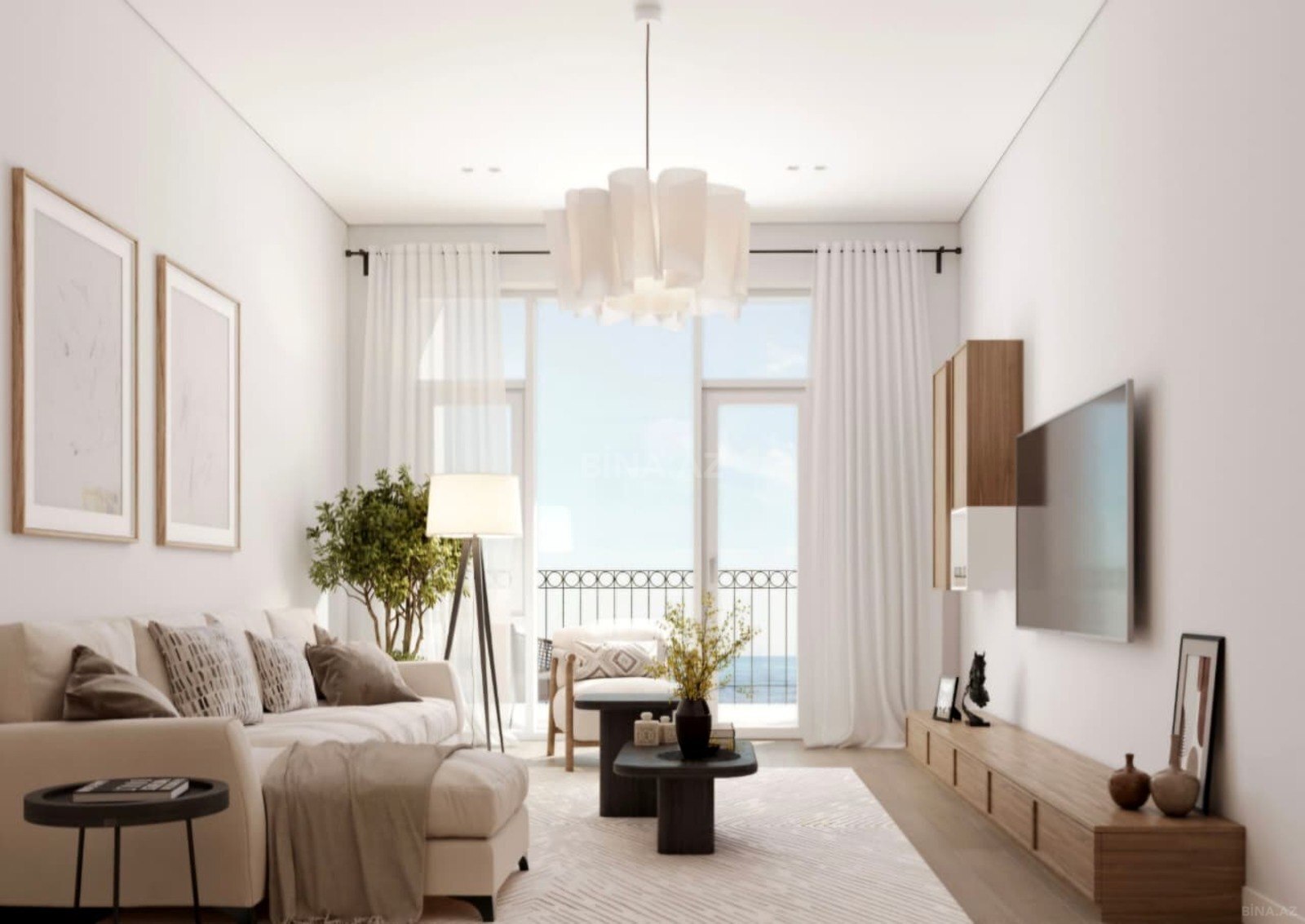 3 otaqlı yeni tikili - Sea Breeze q. - 125.8 m² (4)