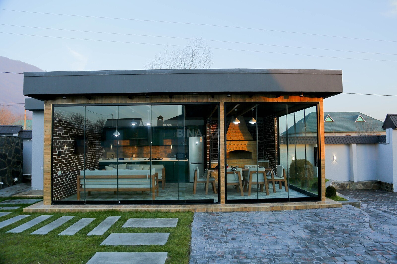 3 otaqlı həyət evi/bağ evi - Qəbələ - 120 m² (3)