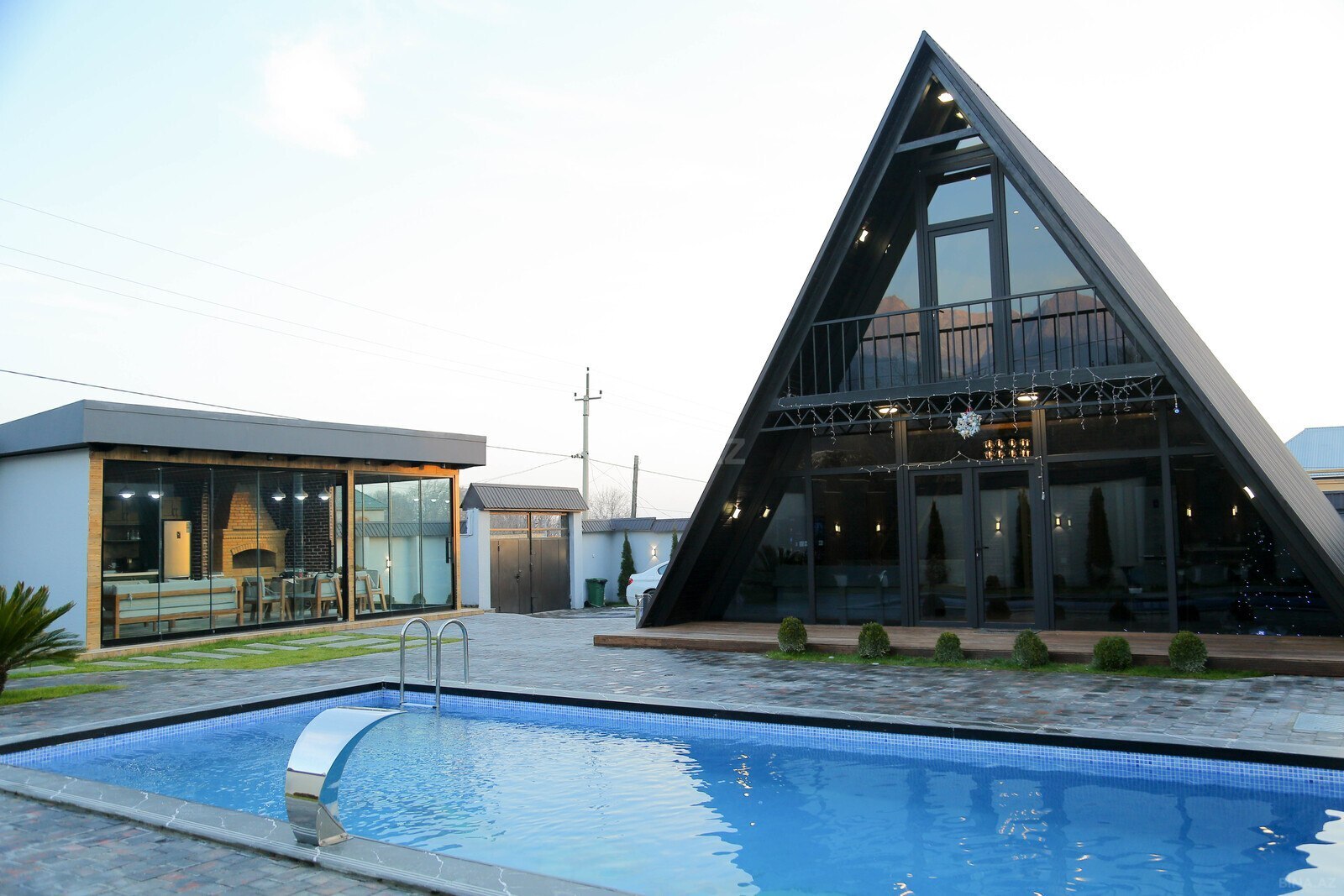 3 otaqlı həyət evi/bağ evi - Qəbələ - 120 m² (1)