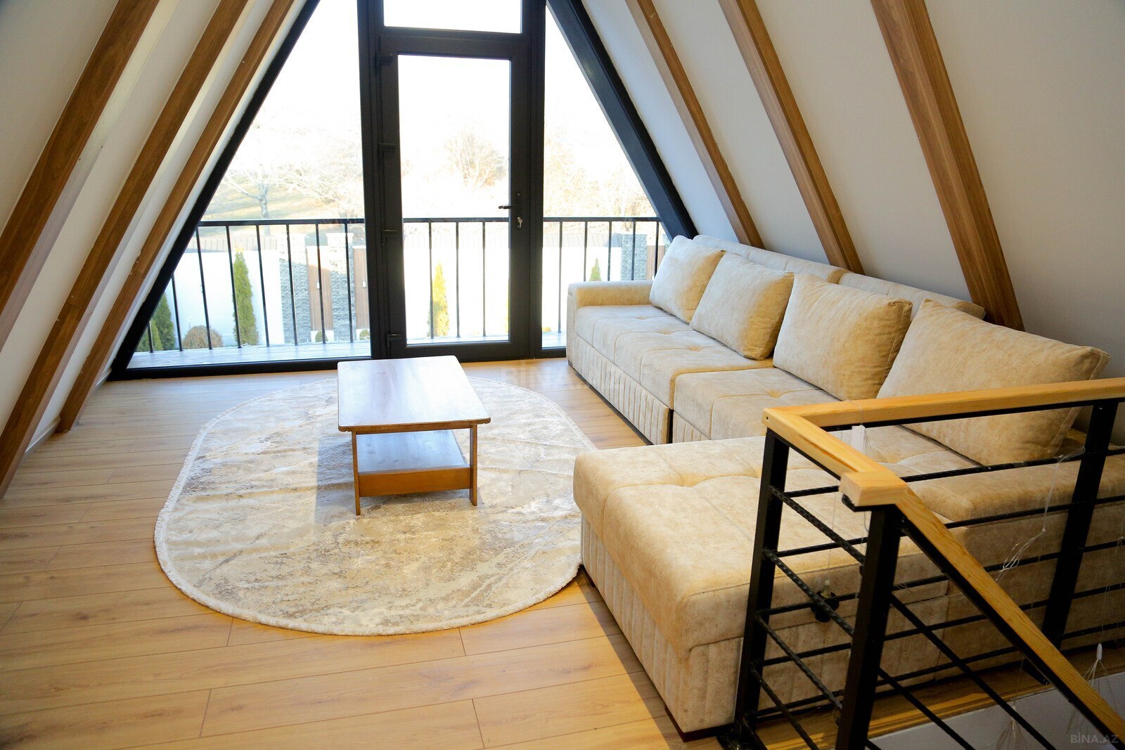 3 otaqlı həyət evi/bağ evi - Qəbələ - 120 m² (23)