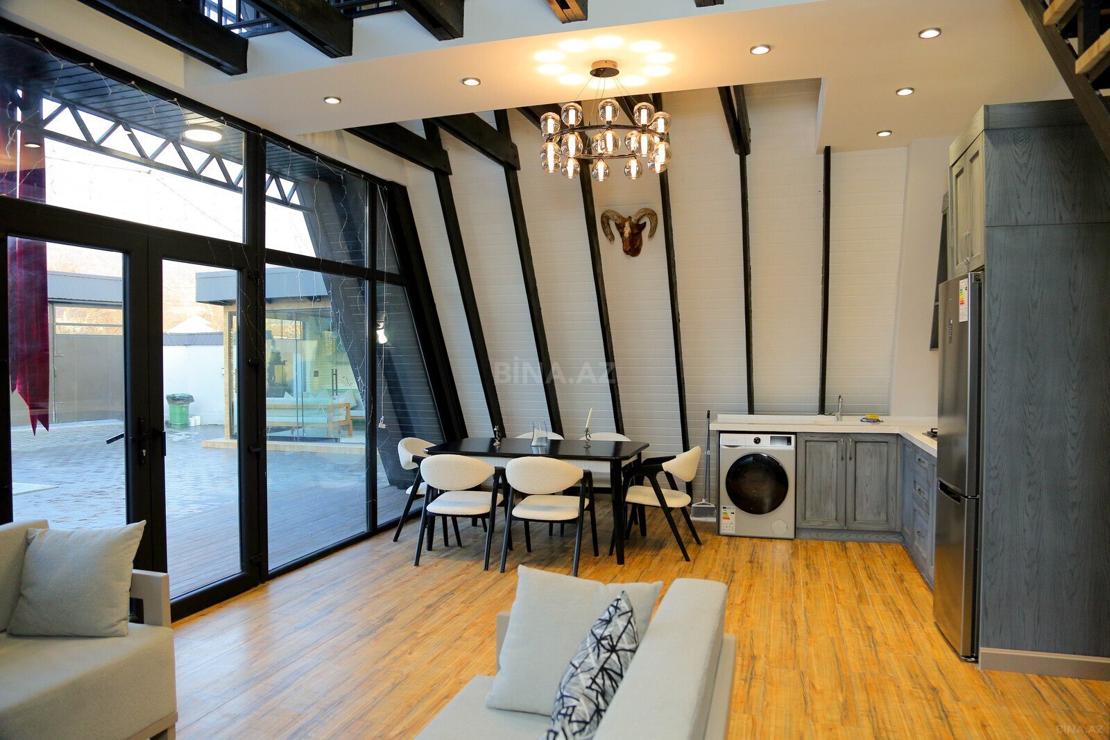 3 otaqlı həyət evi/bağ evi - Qəbələ - 120 m² (20)