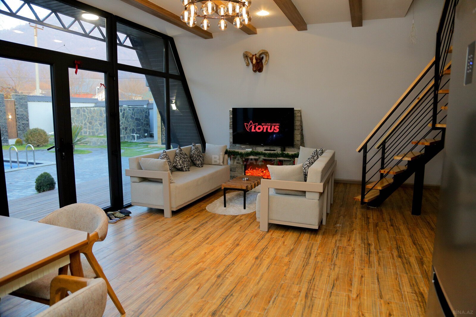 3 otaqlı həyət evi/bağ evi - Qəbələ - 120 m² (5)