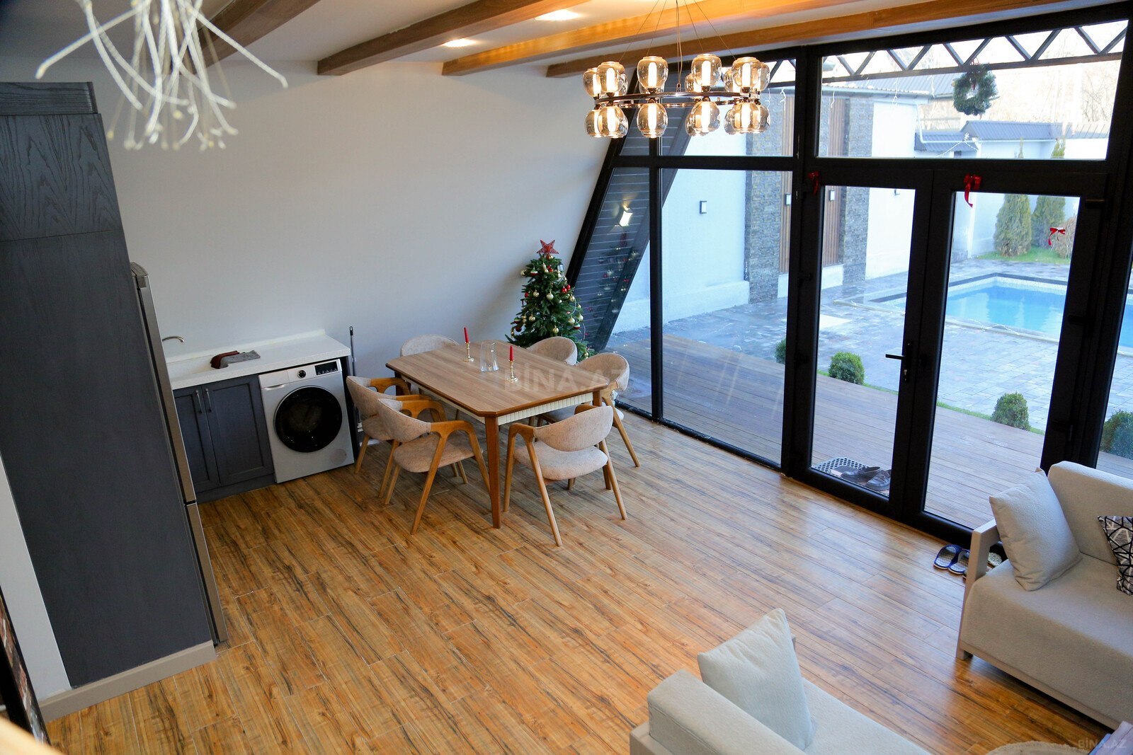 3 otaqlı həyət evi/bağ evi - Qəbələ - 120 m² (24)