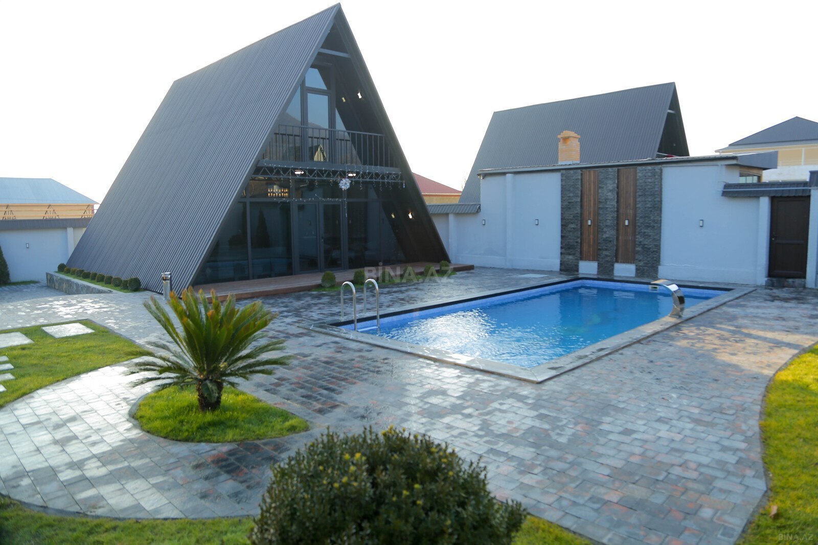 3 otaqlı həyət evi/bağ evi - Qəbələ - 120 m² (27)