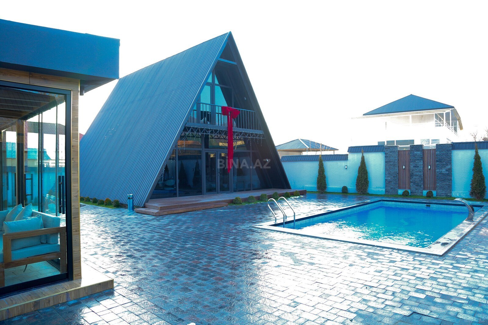 3 otaqlı həyət evi/bağ evi - Qəbələ - 120 m² (21)