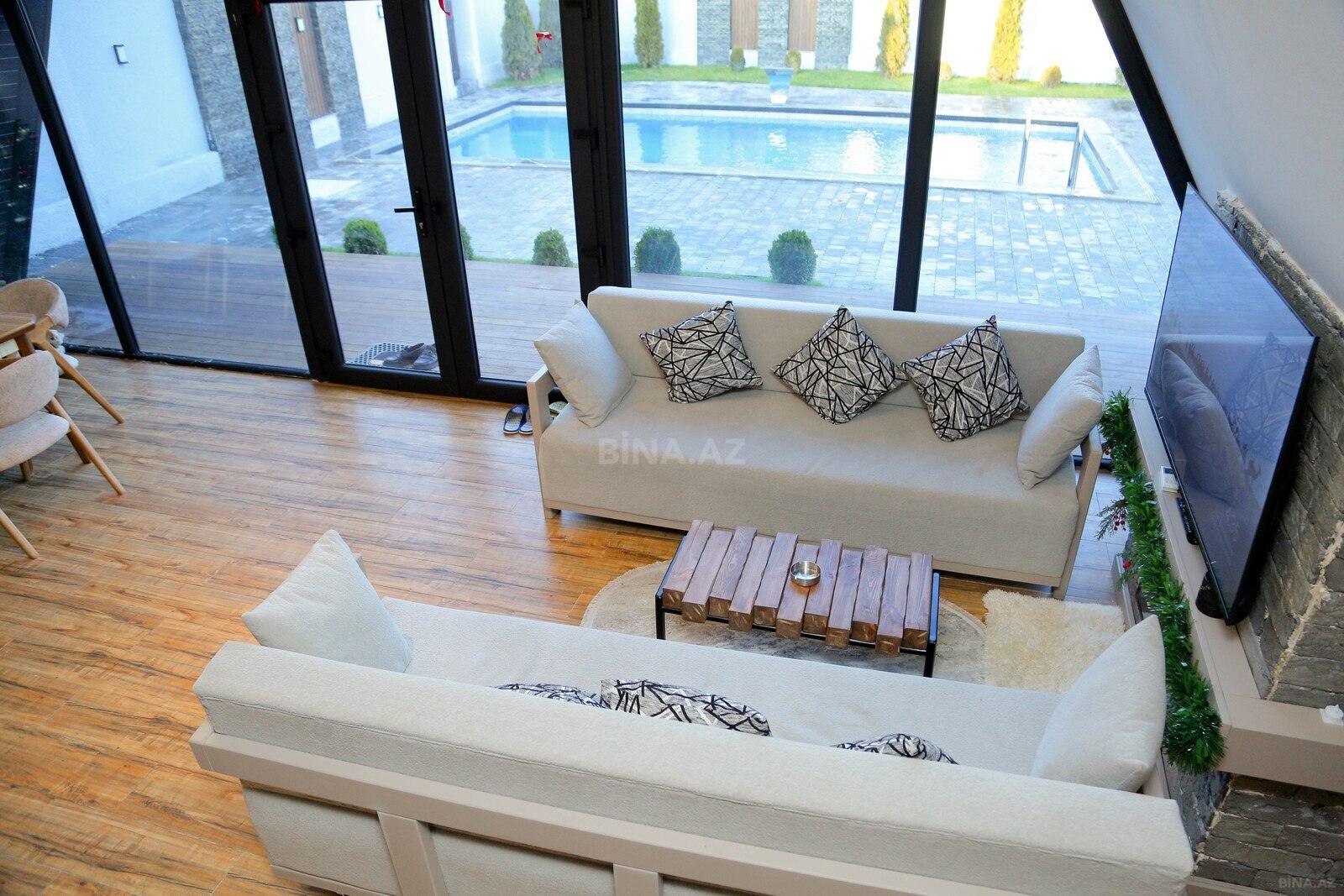 3 otaqlı həyət evi/bağ evi - Qəbələ - 120 m² (25)