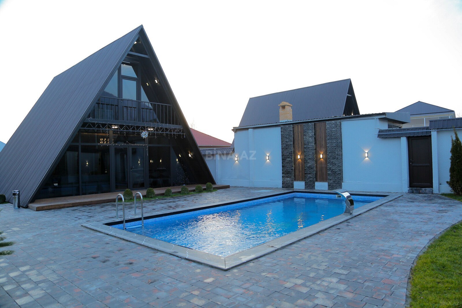 3 otaqlı həyət evi/bağ evi - Qəbələ - 120 m² (2)