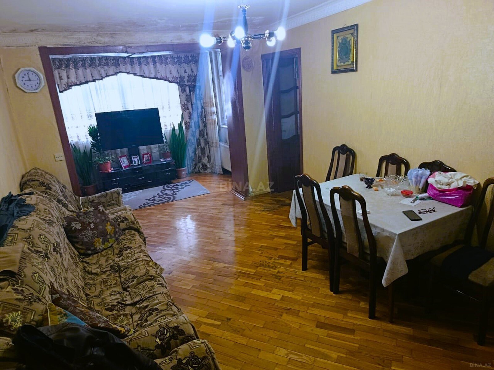 3 otaqlı köhnə tikili - İnşaatçılar m. - 80 m² (3)