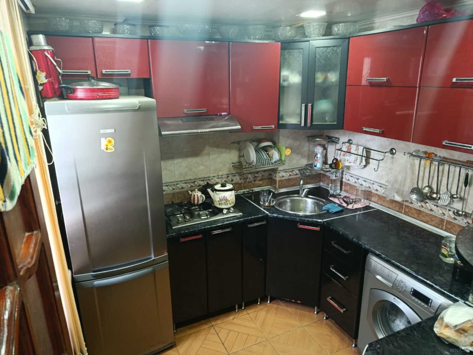 3 otaqlı köhnə tikili - İnşaatçılar m. - 80 m² (6)