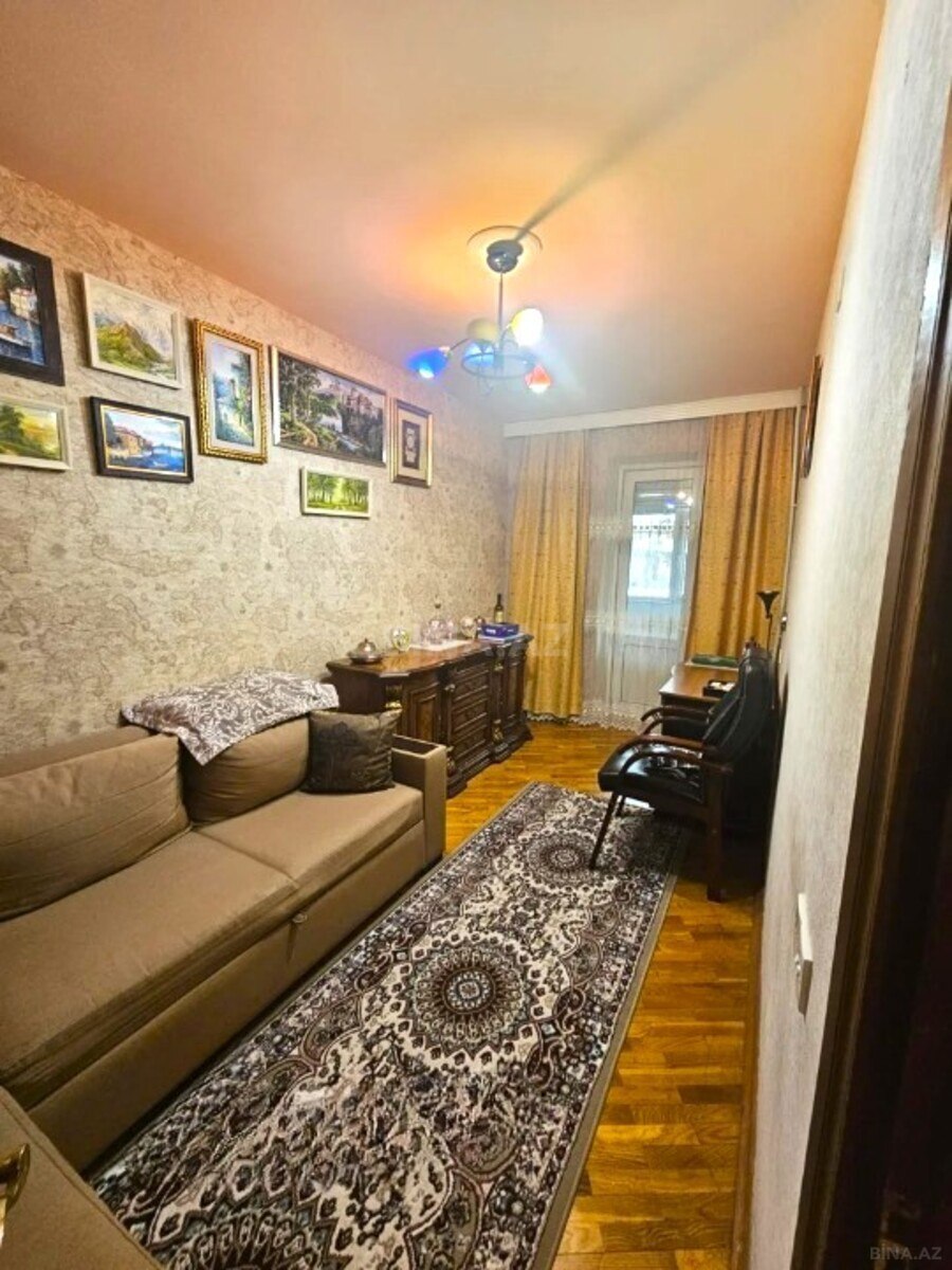 3 otaqlı köhnə tikili - Gənclik m. - 90 m² (2)