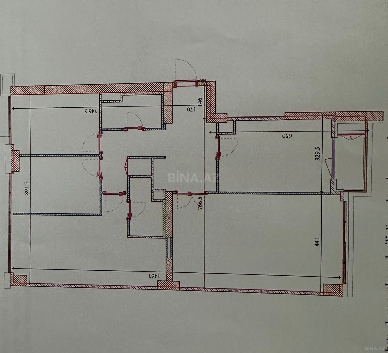 4 otaqlı yeni tikili - Bakmil m. - 128.9 m² (9)