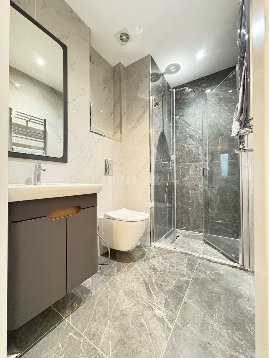 3 otaqlı yeni tikili - Elmlər Akademiyası m. - 90 m² (11)