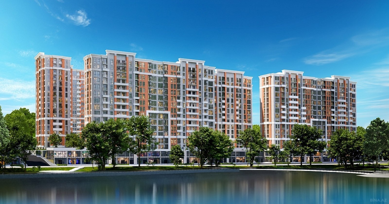3 otaqlı yeni tikili - Elmlər Akademiyası m. - 90 m² (1)