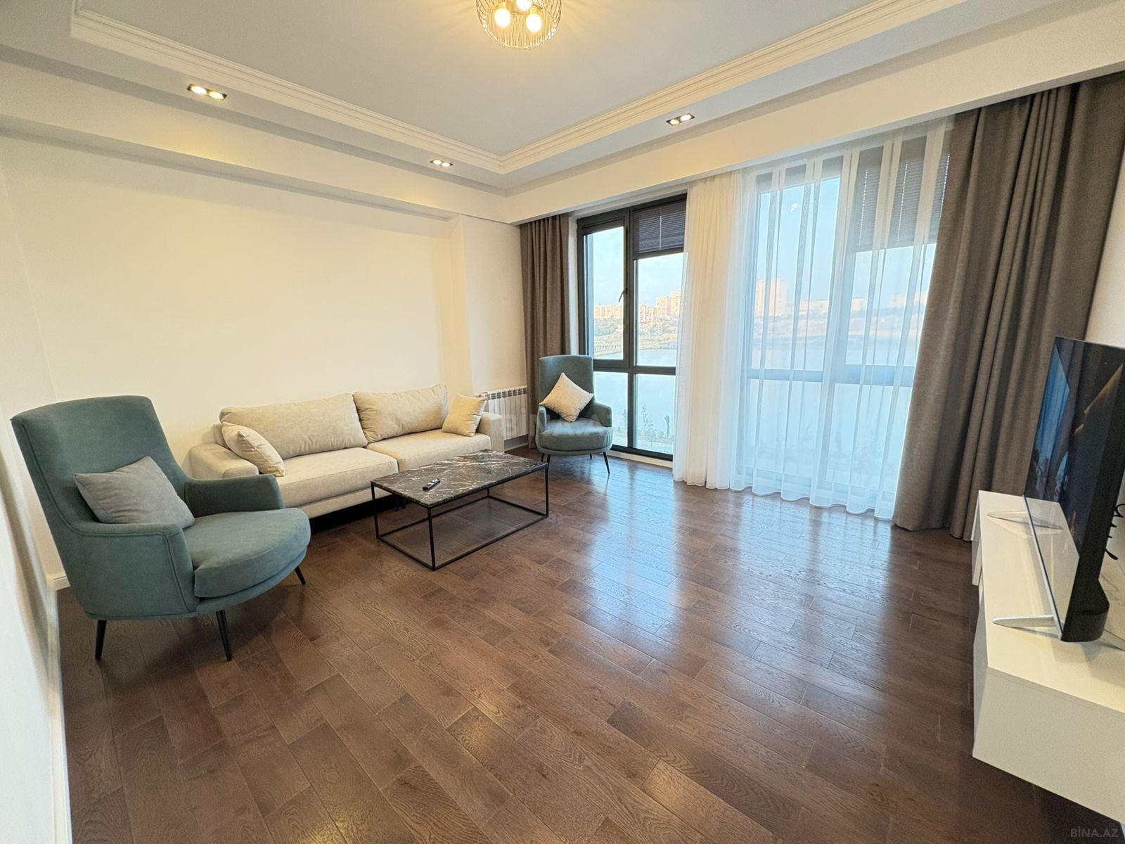 3 otaqlı yeni tikili - Elmlər Akademiyası m. - 90 m² (3)